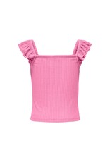 Kids Only T-Shirts & Tops KOGNELLA S/L FRILL STRAP TOP JRS Begonia Pink 15317829