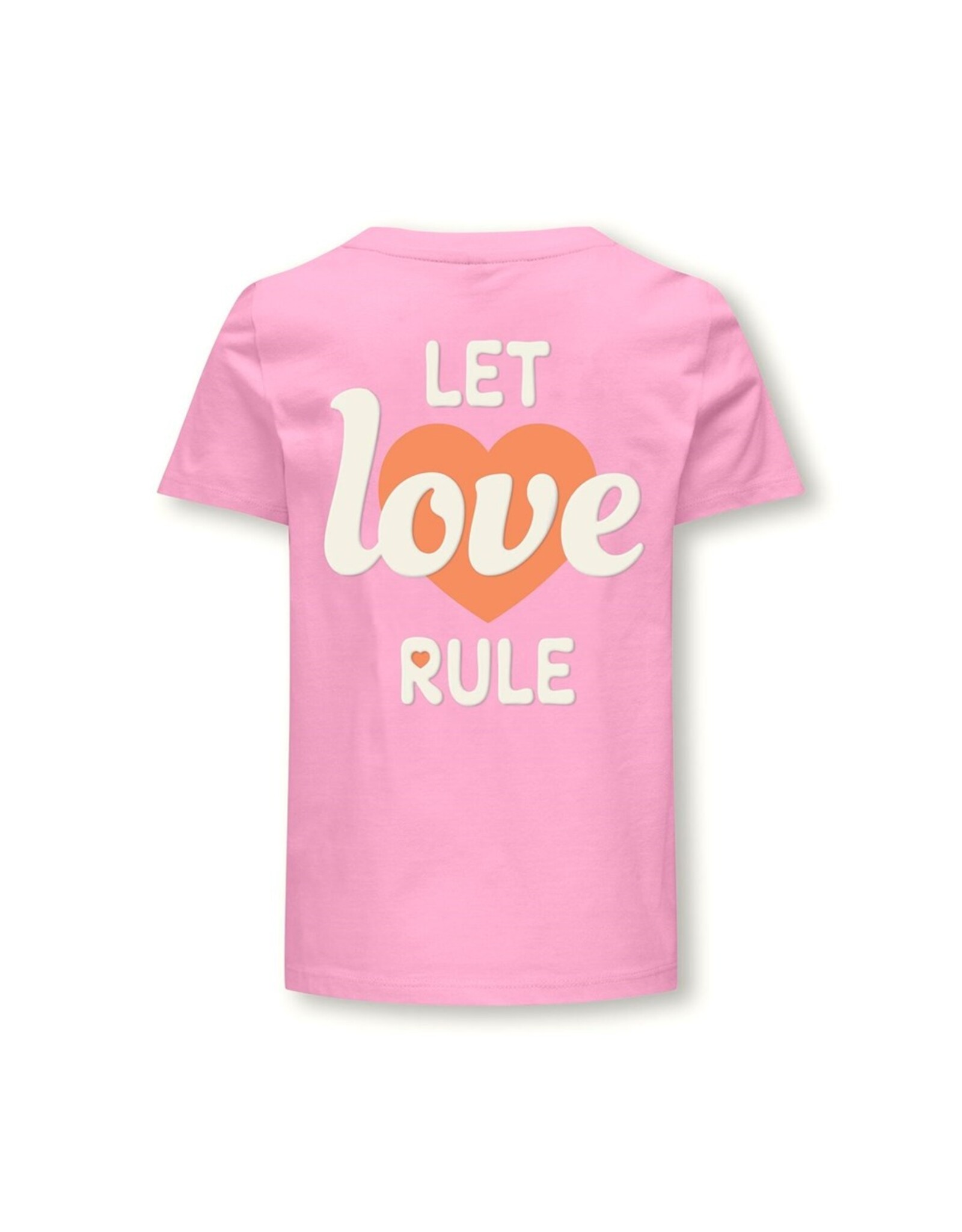 Kids Only T-Shirts & Tops KOGSENNA S/S HEART TOP BOX JRS Begonia Pink 15317661