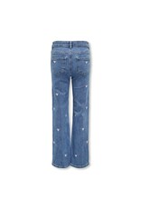 Kids Only Jeans KOGJUICY WIDE LEG HEART EMB DNM JEANS Light Medium Blue Denim 15315607