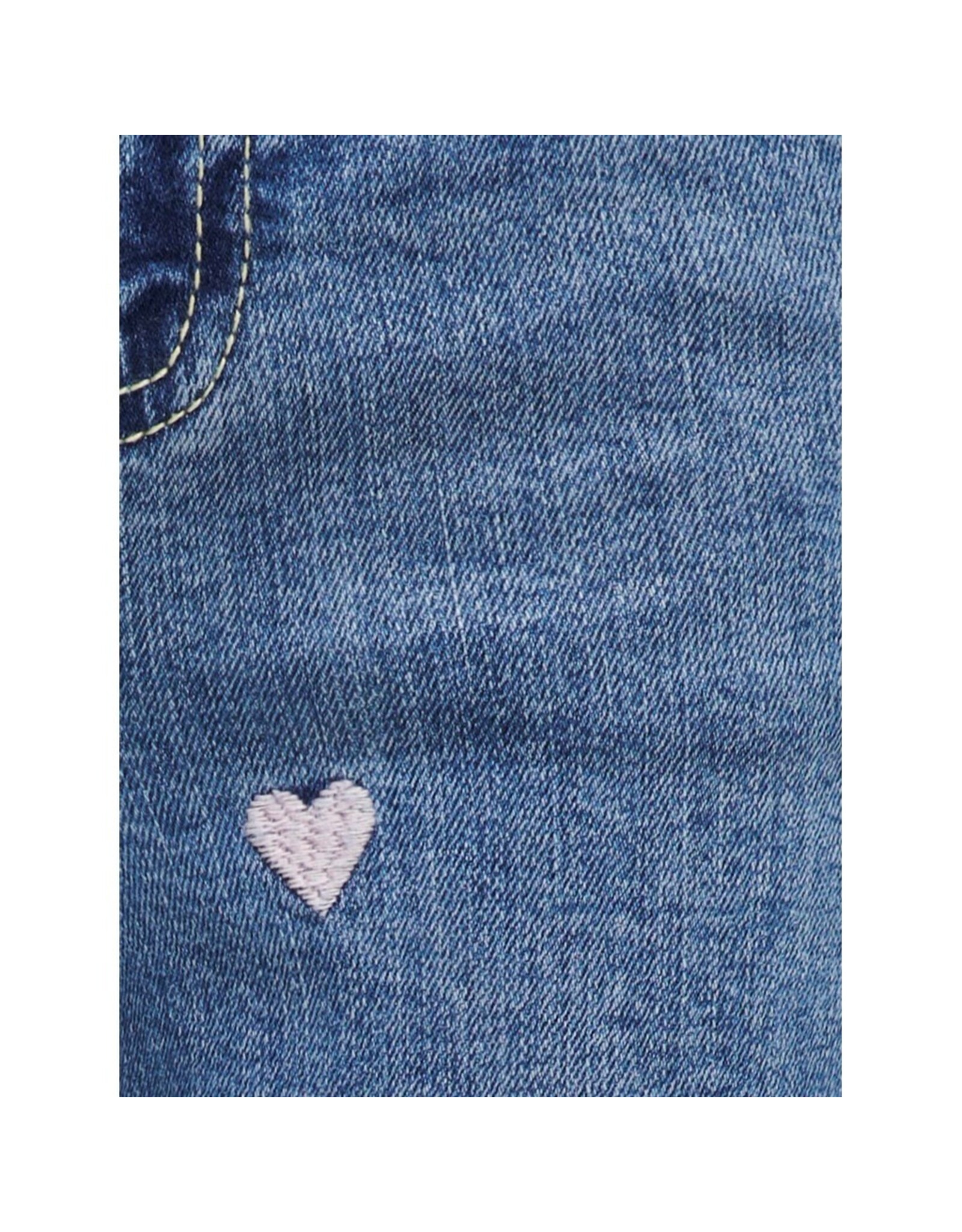 Kids Only Jeans KOGJUICY WIDE LEG HEART EMB DNM JEANS Light Medium Blue Denim 15315607