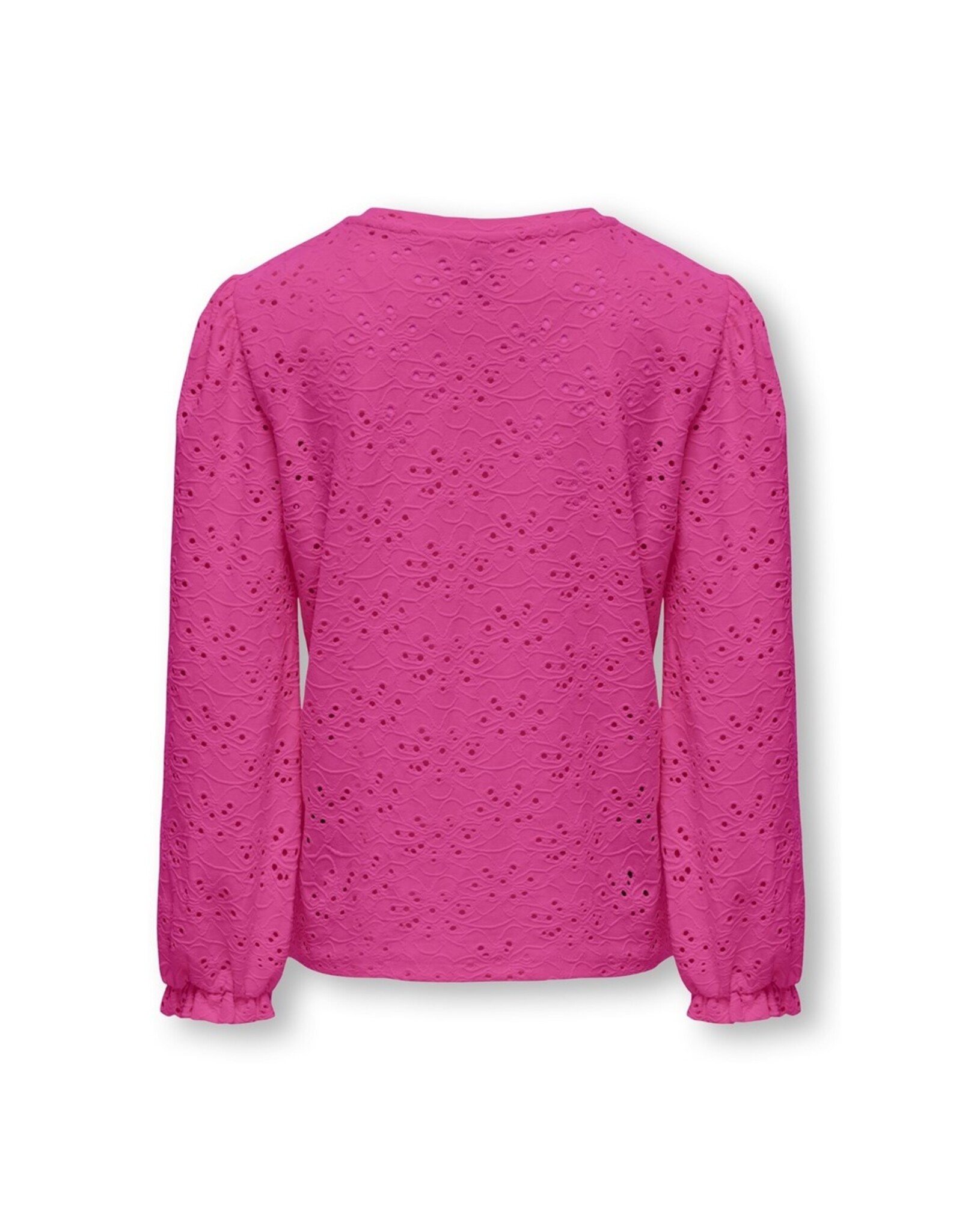 Kids Only T-Shirts & Tops KOGSMILLA L/S PUFF TOP CS JRS Raspberry Rose 15320263