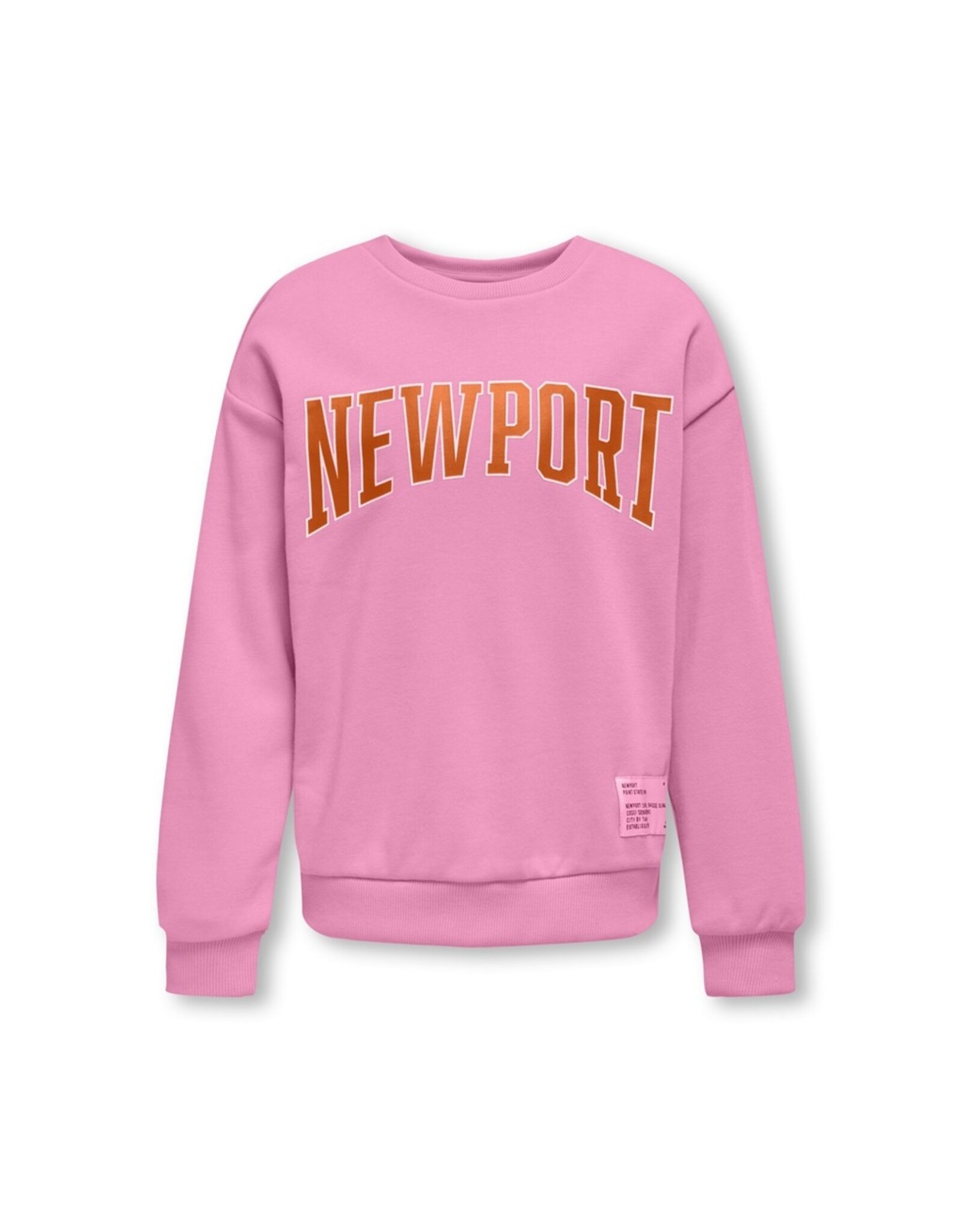 Kids Only Sweatshirts KOGAILEN L/S PRINT O-NECK UB LIFE SWT Begonia Pink 15317708