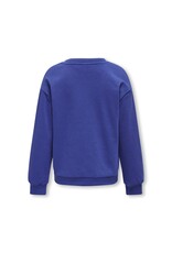 Kids Only Sweatshirts KOGAILEN L/S PRINT O-NECK UB LIFE SWT Dazzling Blue 15317708