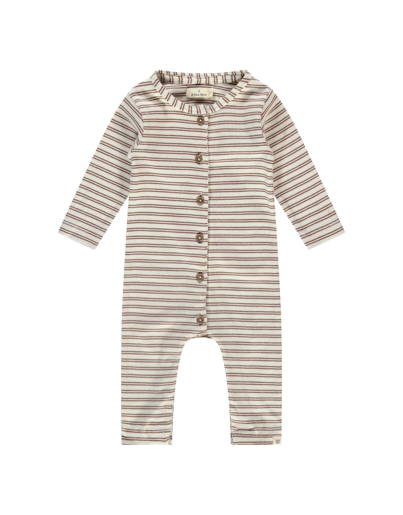 A Tiny Story baby suit long sleeve coffee NWB24129731