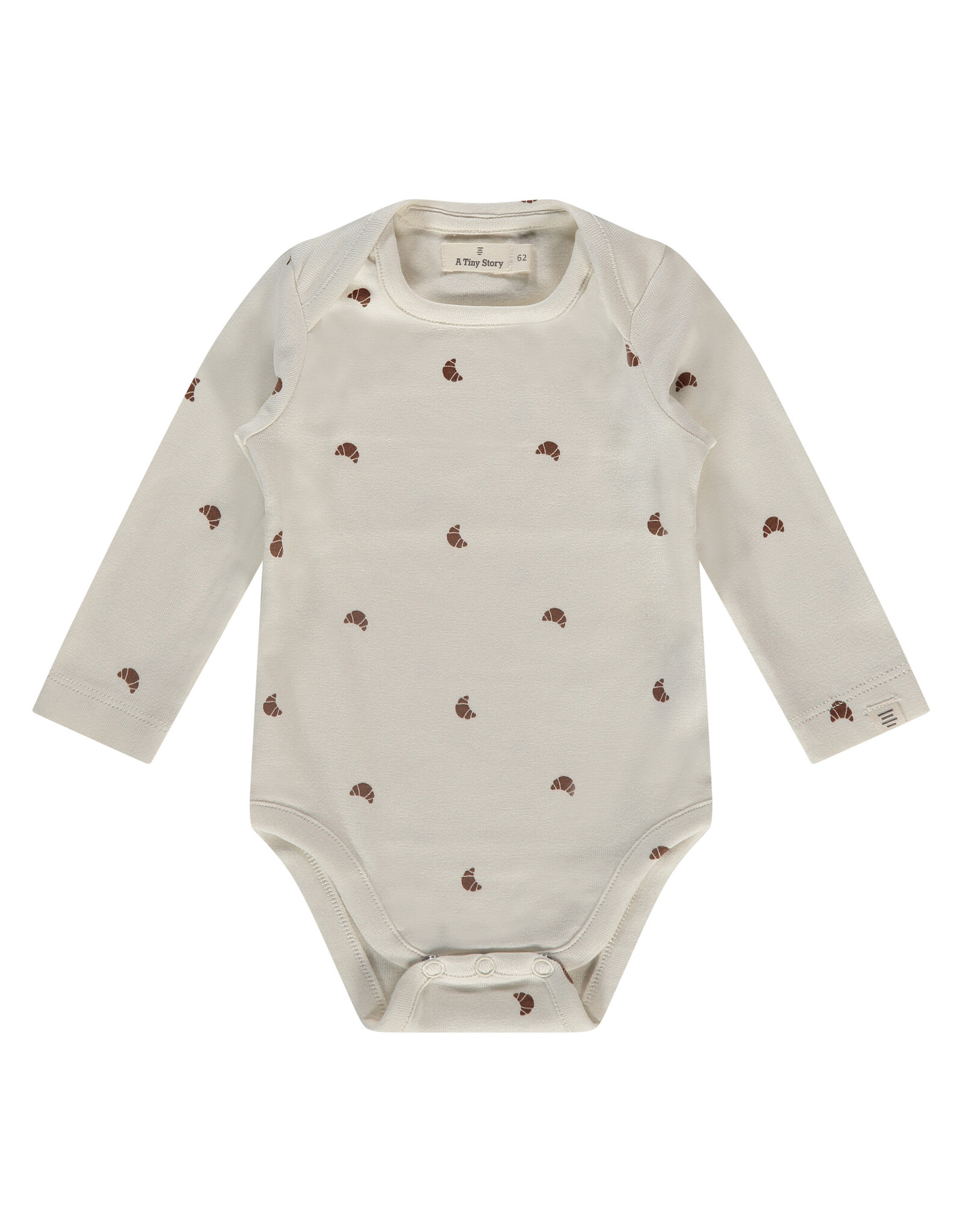 A Tiny Story baby romper long sleeve creme NWB24129638