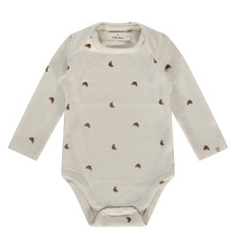 A Tiny Story baby romper long sleeve creme NWB24129638