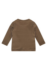 A Tiny Story baby t-shirt long sleeve coffee NWB24129636