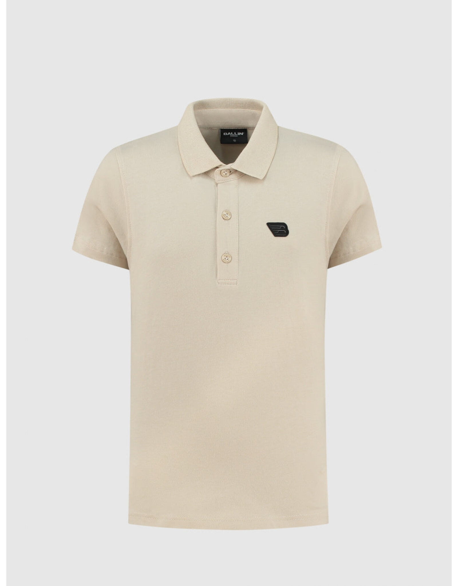 Ballin Amsterdam Polo with frontlogo Sand 24017121