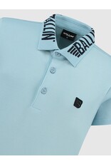 Ballin Amsterdam Polo with frontlogo Lt Blue 24017122