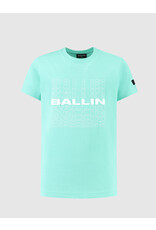 Ballin Amsterdam T-shirt with frontprint Dark Mint 24017120