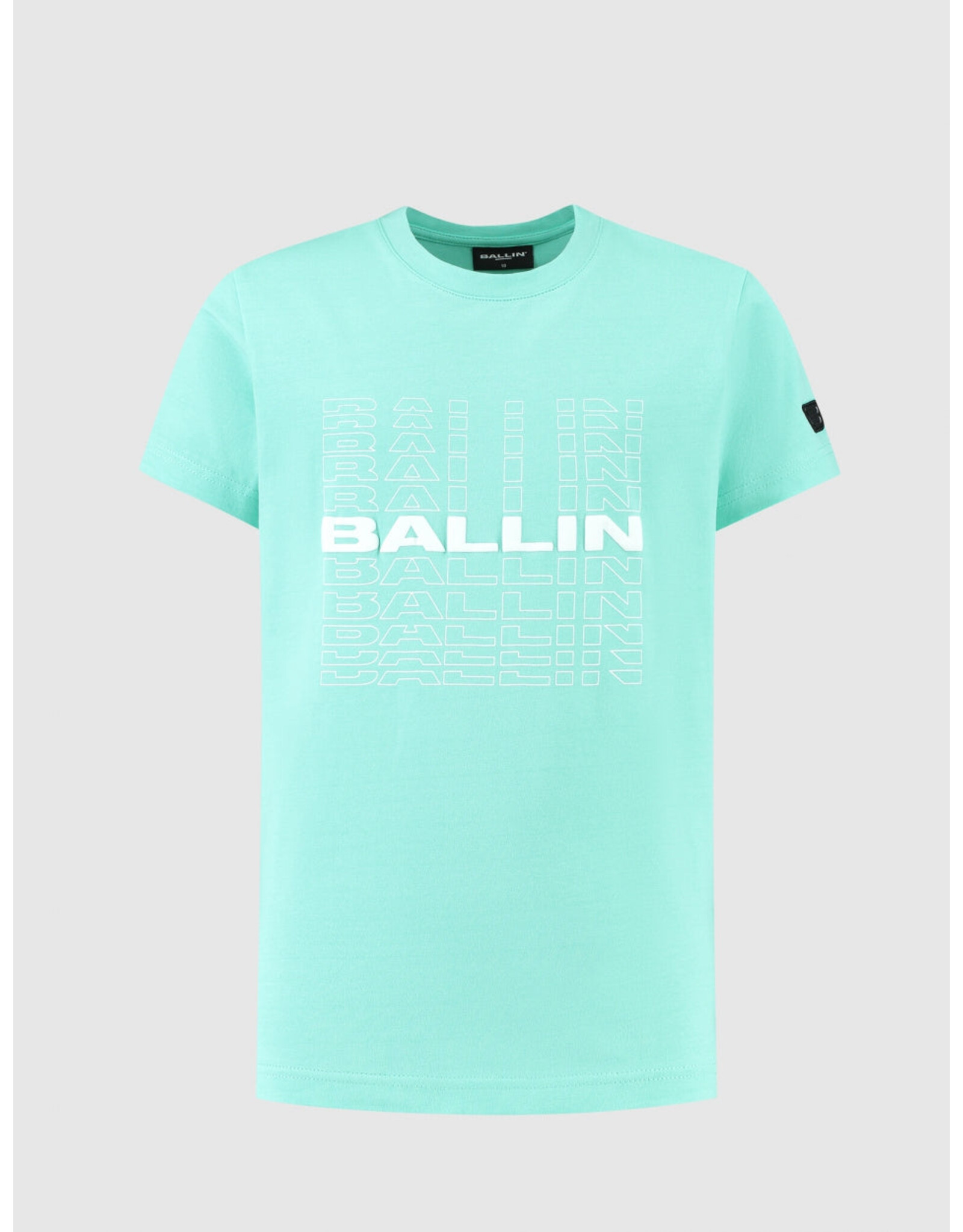 Ballin Amsterdam T-shirt with frontprint Dark Mint 24017120