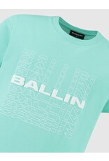 Ballin Amsterdam T-shirt with frontprint Dark Mint 24017120