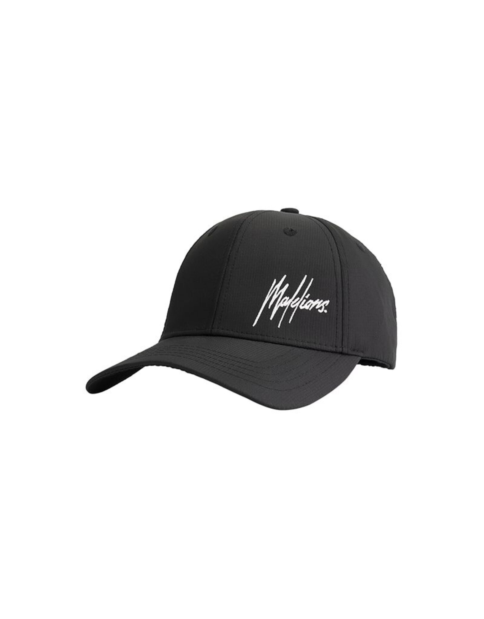 Malelions Malelions Junior Sport Ripstop Cap Black JS1-SS24-01