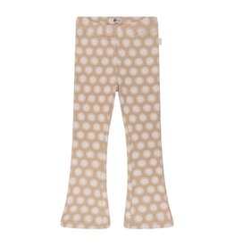 Daily7 Organic Flared Rib Printed Pants Camel sand-730