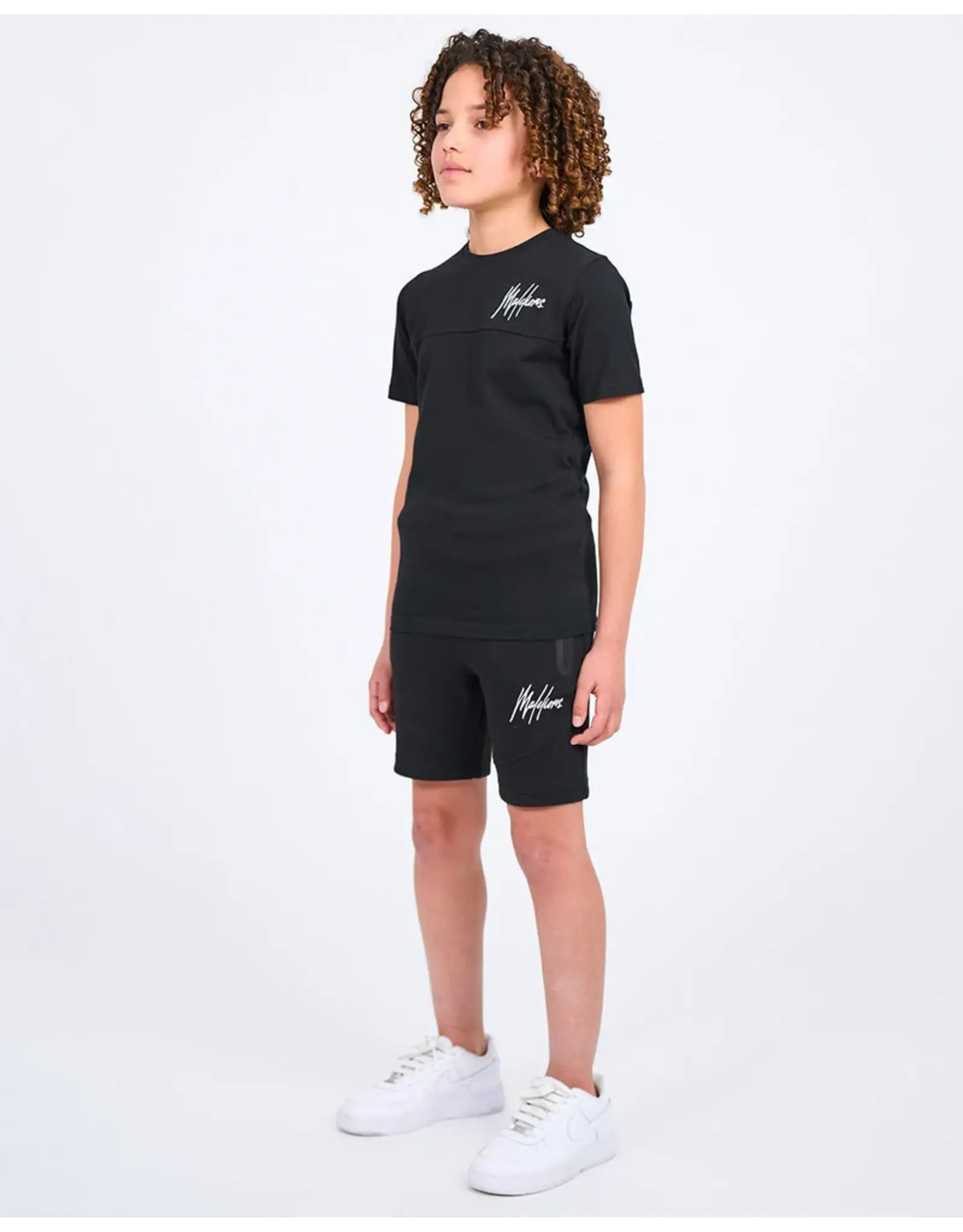 Malelions Malelions Junior Sport Counter T-Shirt Black JS2-SS24-03