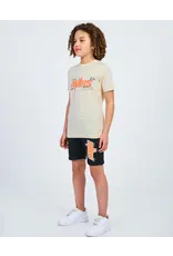 Malelions Malelions Junior Font T-Shirt Beige/Orange MJ2-SS24-09