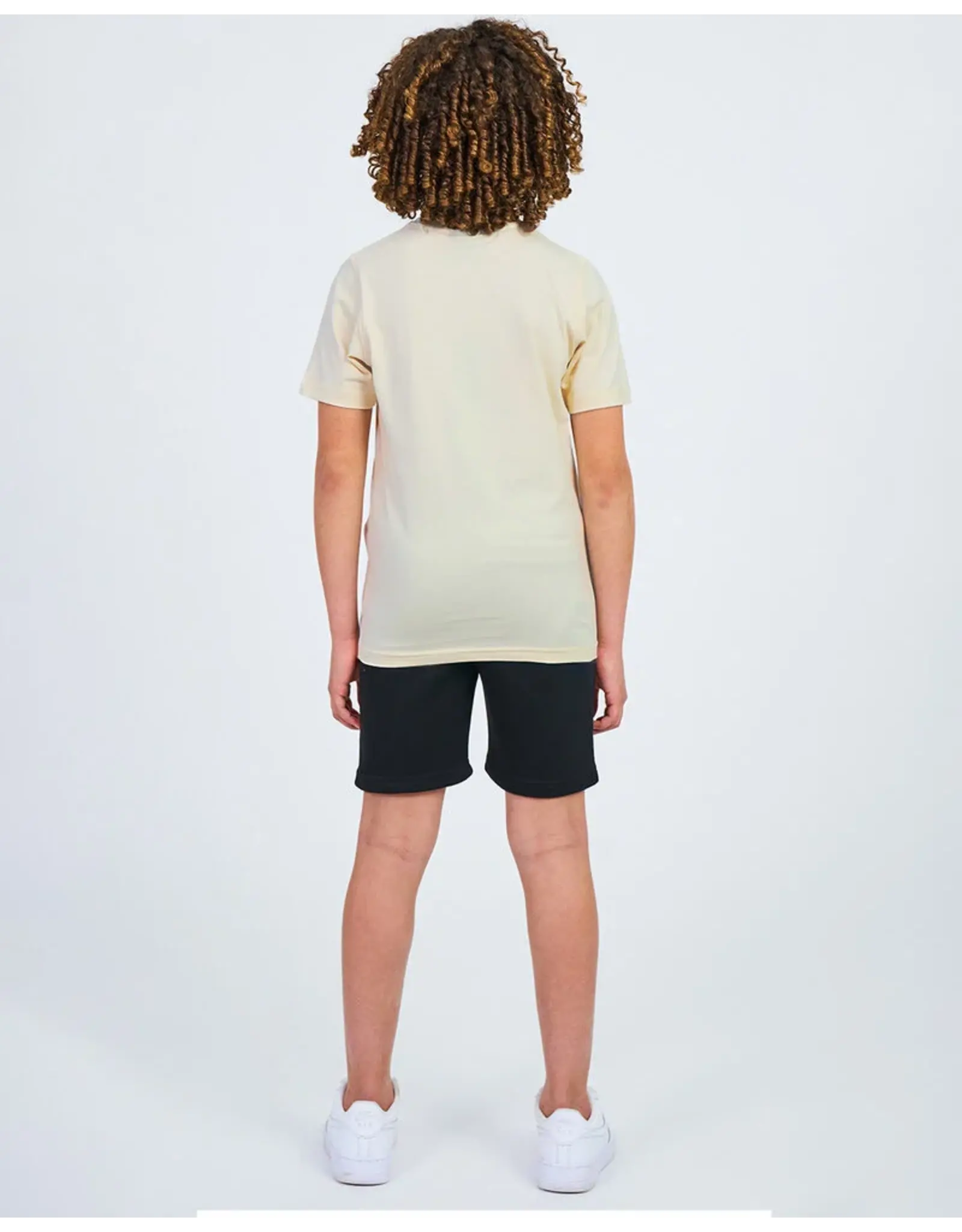 Malelions Malelions Junior Font T-Shirt Beige/Orange MJ2-SS24-09