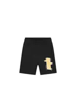 Malelions Malelions Junior Font Shorts Black/Orange MJ2-SS24-11