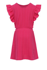 LOOXS Little 8-dresses Little fancy knitdress warm fuchsia