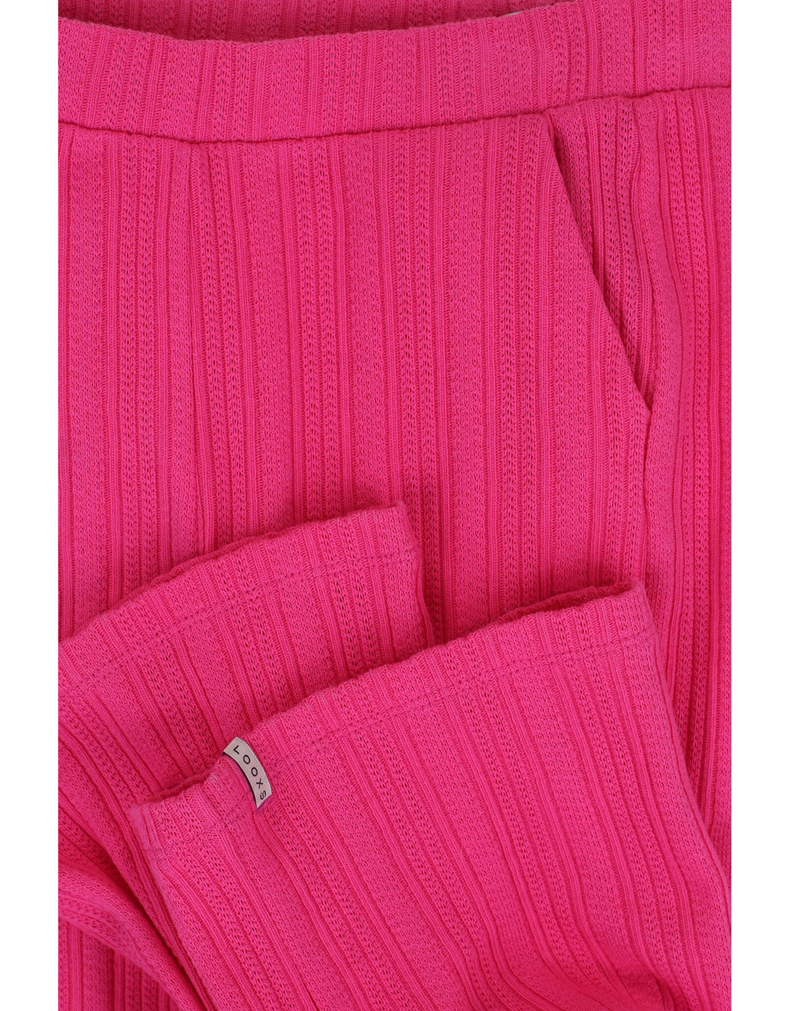 LOOXS Little 6-pants Little fancy knit wideleg pants warm fuchsia