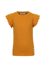 LOOXS Little 4-tshirts Little rib t-shirt Warm Yellow