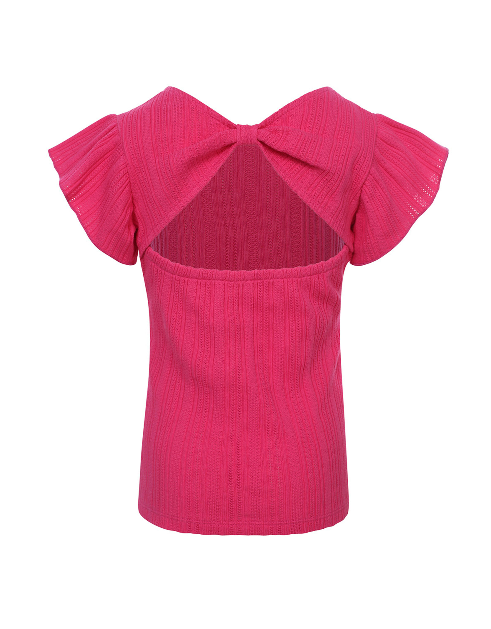 LOOXS Little 4-tshirts Little fancy knit top warm fuchsia