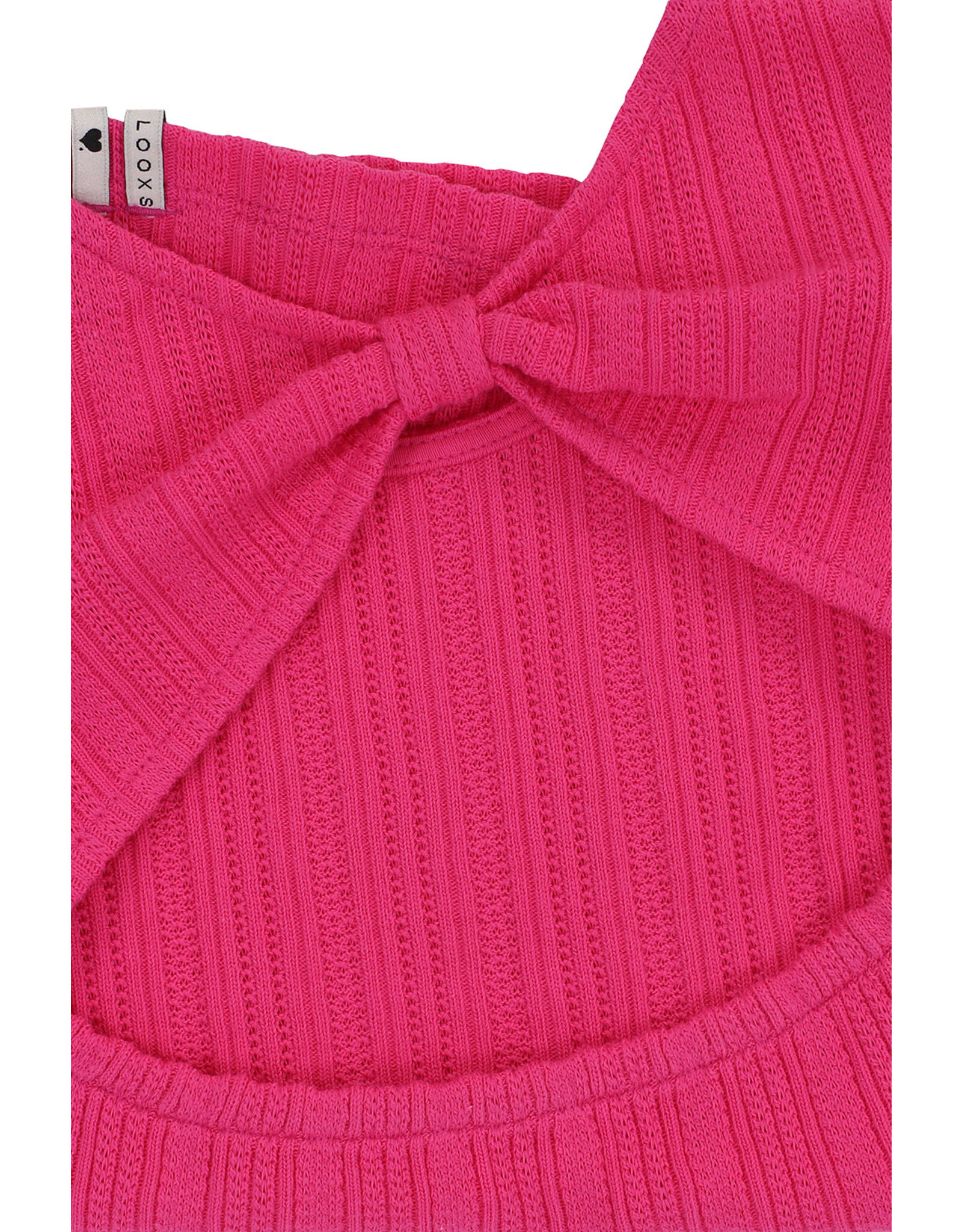 LOOXS Little 4-tshirts Little fancy knit top warm fuchsia