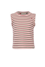 LOOXS Little 4-tshirts Little knitted sleeveless top PINK SUMMER STRIPE