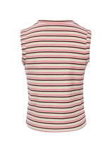 LOOXS Little 4-tshirts Little knitted sleeveless top PINK SUMMER STRIPE