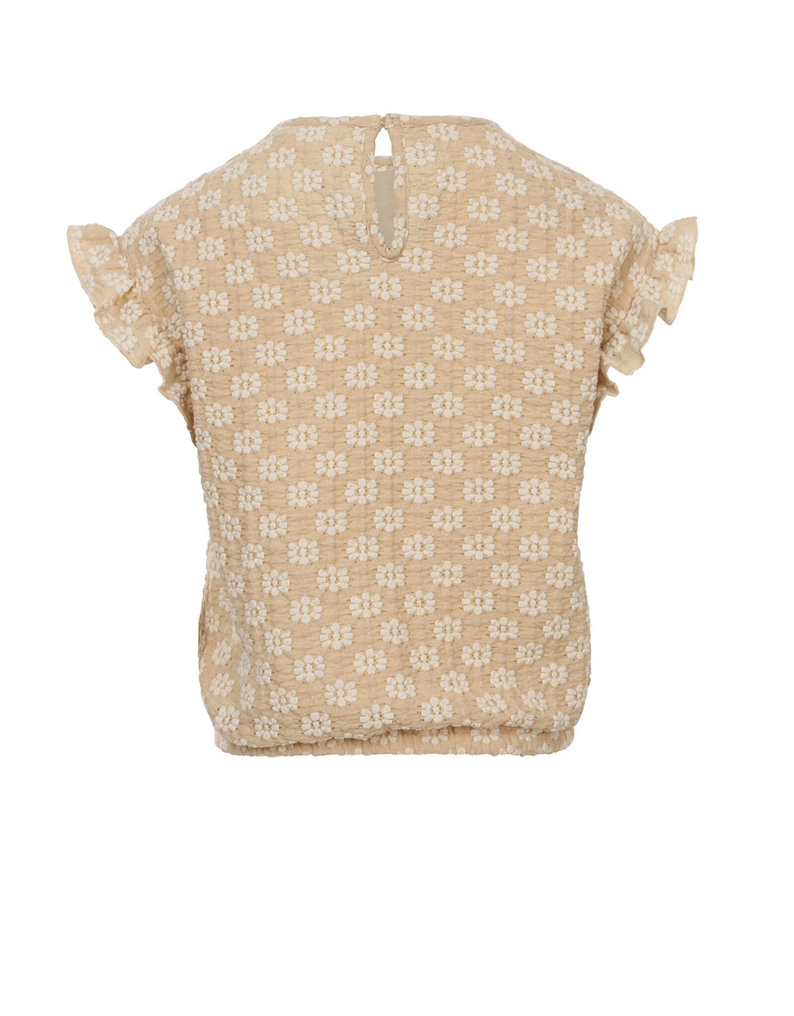 LOOXS Little 4-tshirts Little lace top bisquit