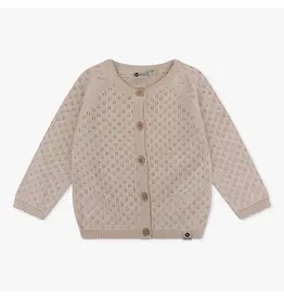 Daily7 KNITWEAR Knitted Cardigan Sand Melange D7NG-S24-5070