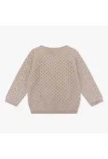 Daily7 KNITWEAR Knitted Cardigan Sand Melange D7NG-S24-5070