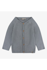 Daily7 KNITWEAR Knitted Cardigan Grey Blue D7NB-S24-5060