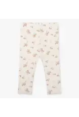 Daily7 TROUSERS Organic Legging Rib Berry Print Cream D7NG-S24-2342