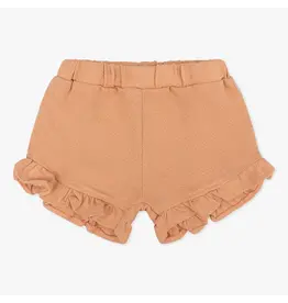 Daily7 NON DENIM SHORT Organic Short Ruffle Structure Light Coral D7NG-S24-2520