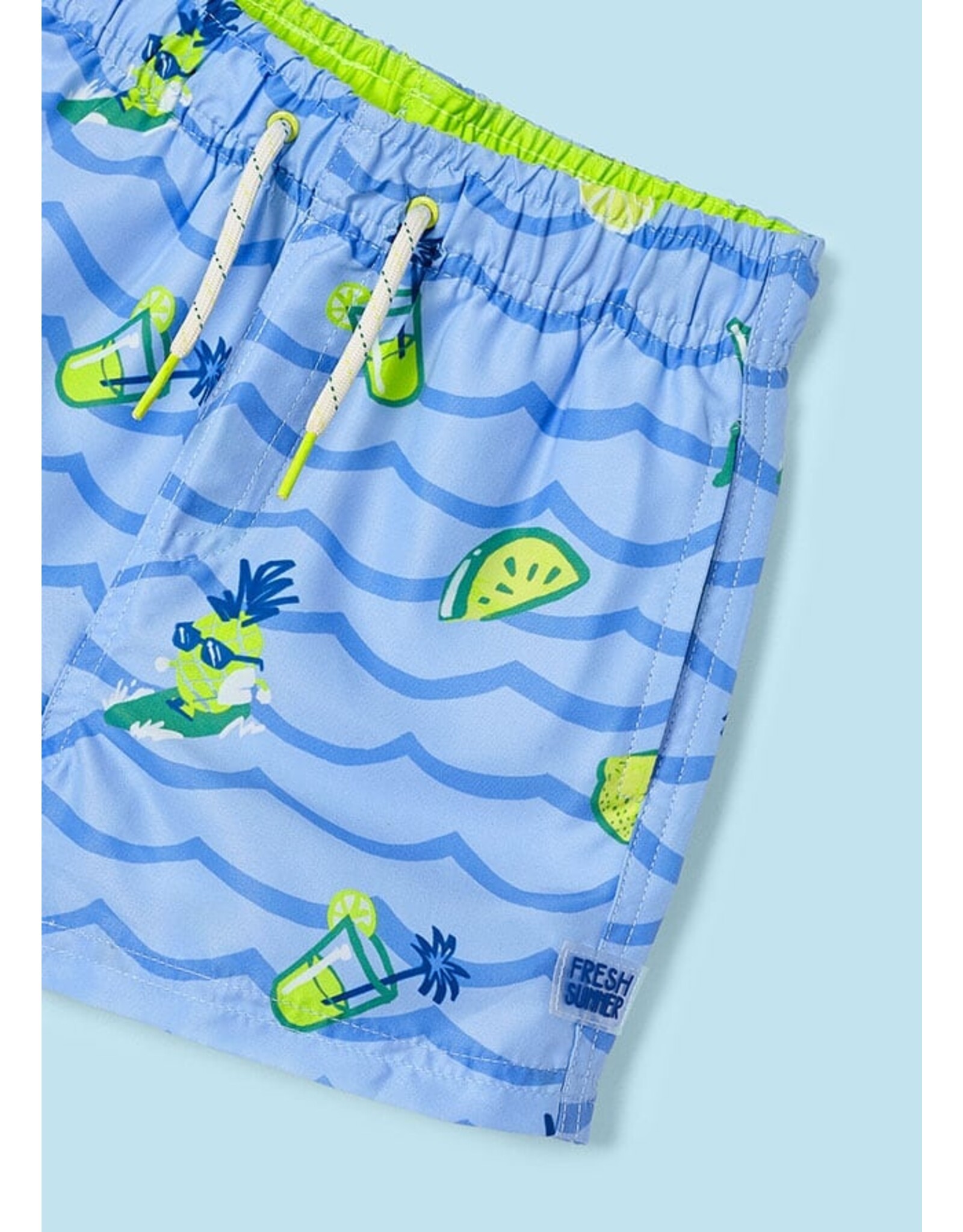 Mayoral Printedswimshorts-Powderblu-3616-29