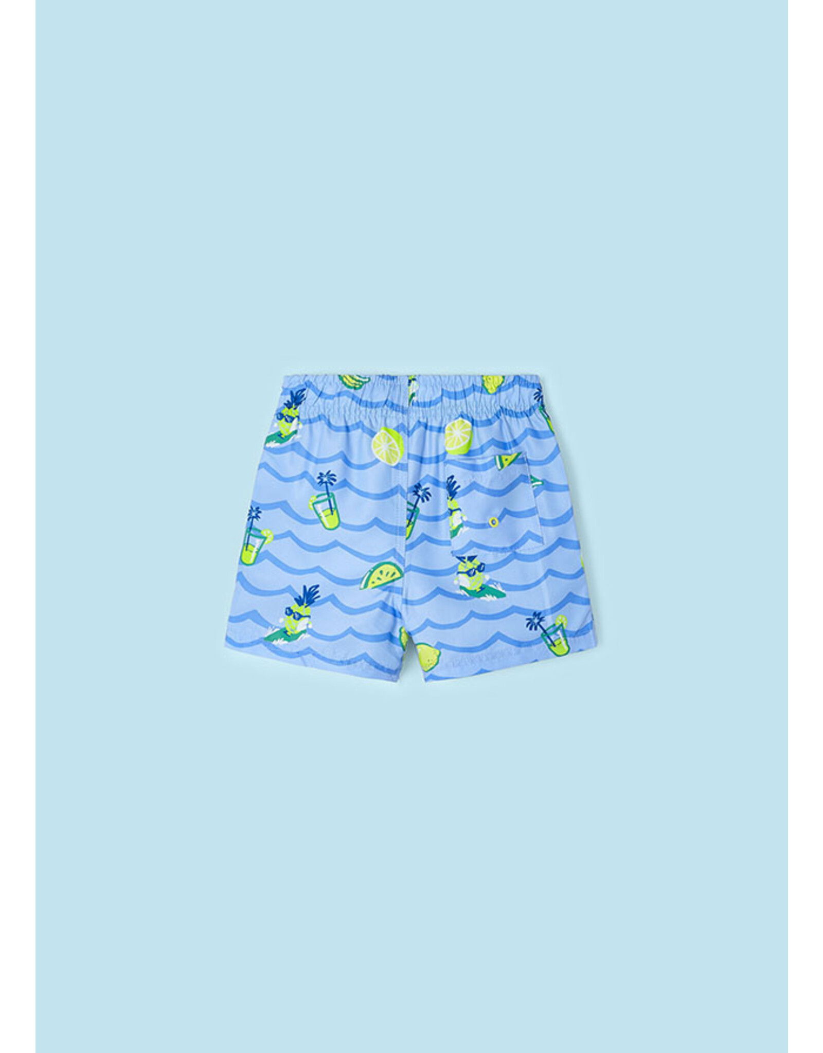 Mayoral Printedswimshorts-Powderblu-3616-29