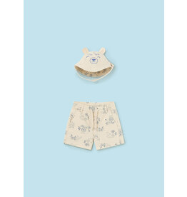 Mayoral Bermudaw/buckethatset-Cream-1249-27