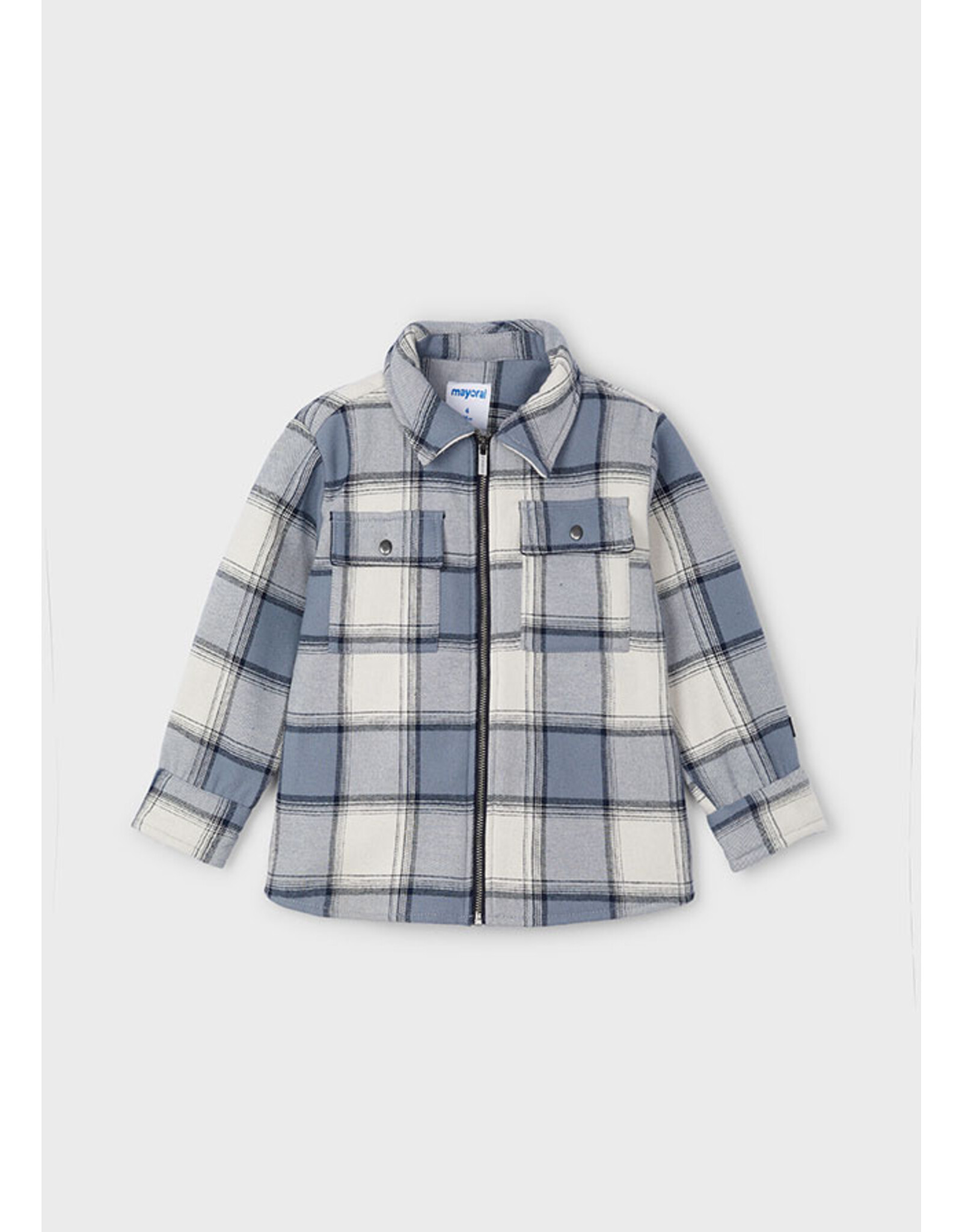 Mayoral Check jacket  Cloud  4462-51