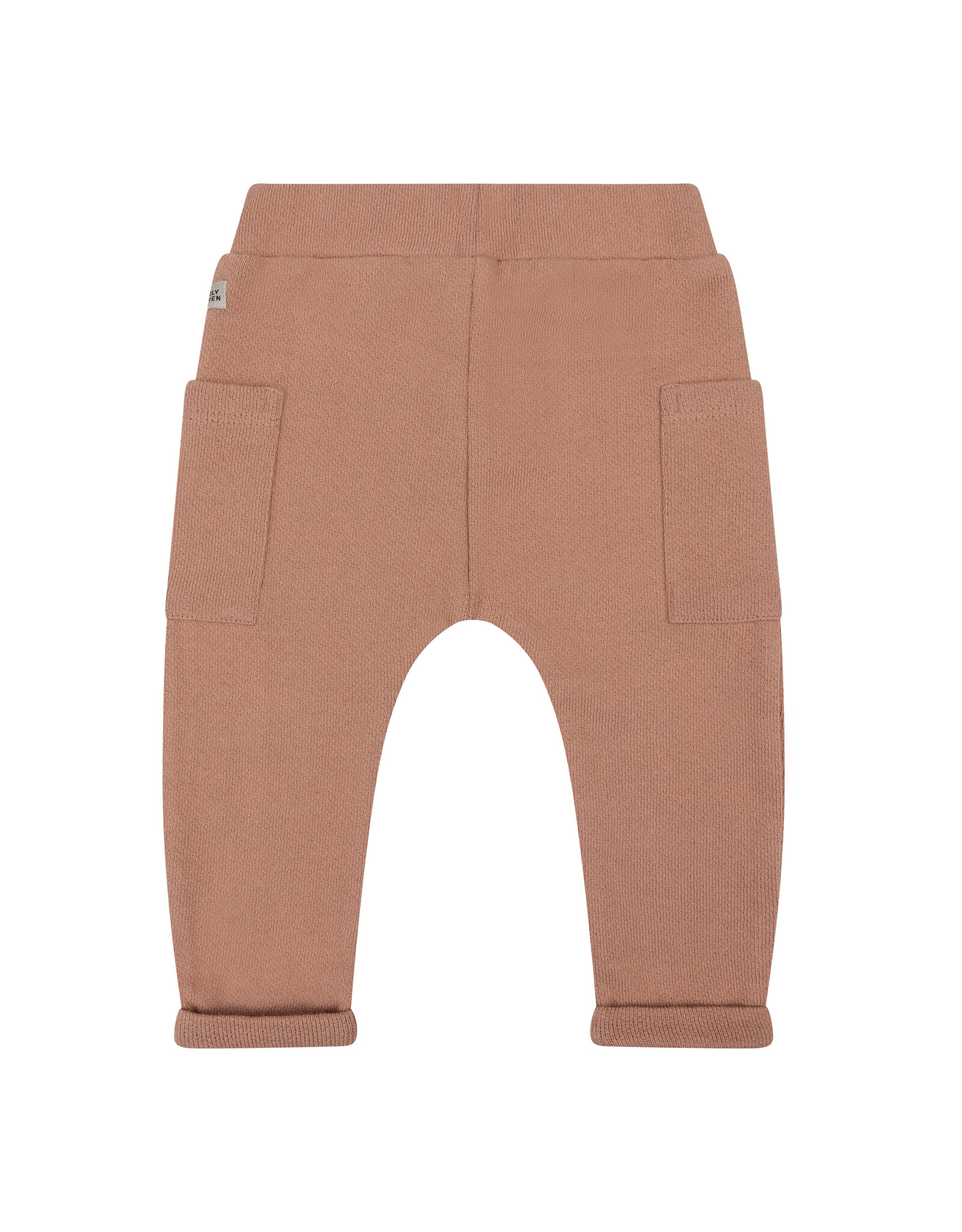 Daily7 Baby Boy Pants -knitted Jogpants Structure Amber Brown 910001