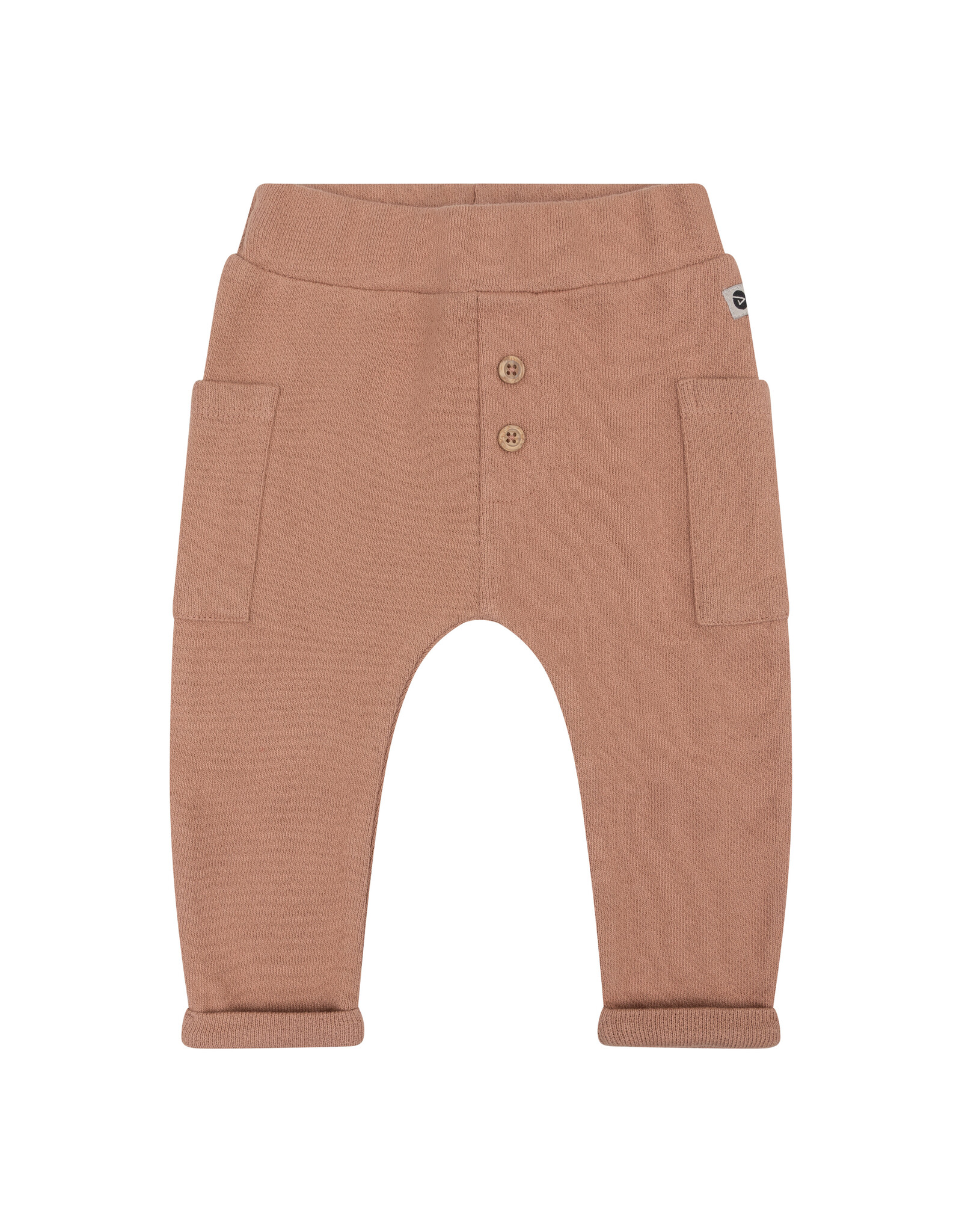 Daily7 Baby Boy Pants -knitted Jogpants Structure Amber Brown 910001