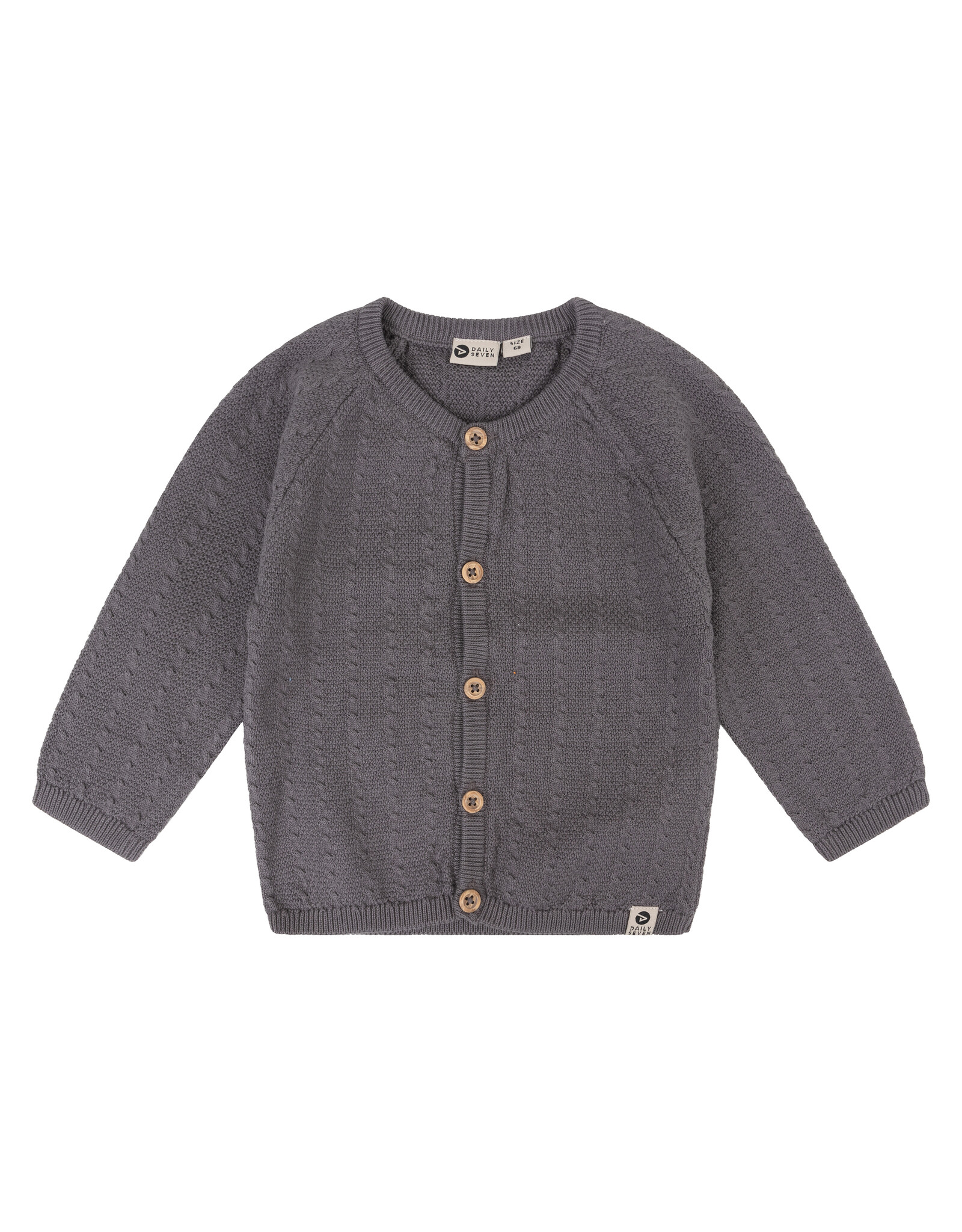 Daily7 Baby Boy Cardigan -knitted Knitted Cardigan Grey 910014