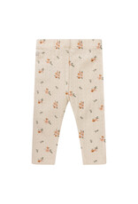 Daily7 Baby Girl Leggings - knitted Legging Flower Pointelle Sandshell 910017