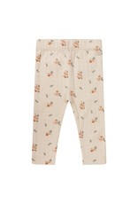 Daily7 Baby Girl Leggings - knitted Legging Flower Pointelle Sandshell 910017