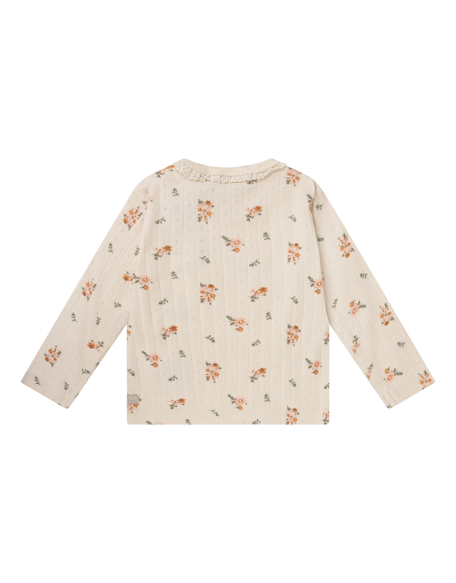 Daily7 Baby Girl T-shirt LS T-shirt Longsleeve Pointelle Sandshell 910023