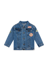 Daily7 Kids Boy Jacket -woven Oversized Denim Jacket Medium Denim 920001