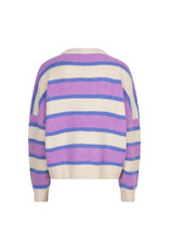 Daily7 Kids Girl Pullover -knitted Knitted Sweat Fancy Stripe Sandshell 930063