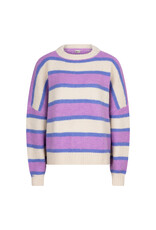 Daily7 Kids Girl Pullover -knitted Knitted Sweat Fancy Stripe Sandshell 930063