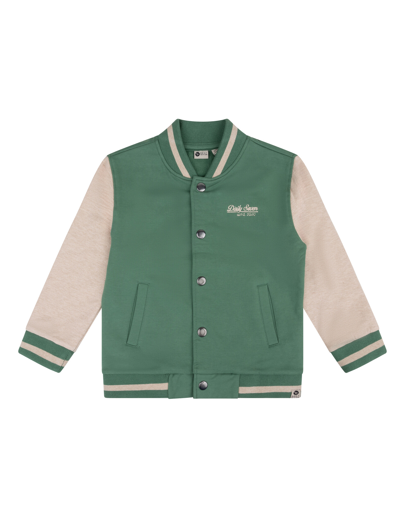 Daily7 Kids Boy Jacket -woven Oversized Bomber Jacket Slate Green 920002