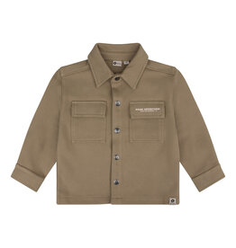 Daily7 Kids Boy Jacket -woven Organic Shirt Jacket Structure Army Green 920004